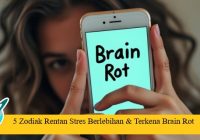 5 Zodiak Rentan Stres Berlebihan & Terkena Brain Rot